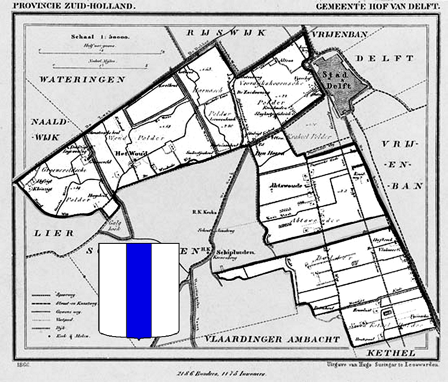 Hof van Delft + wapen